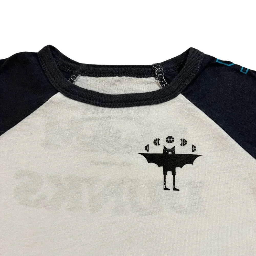 Prefresh 12-18m Bat Basketball Slam Dunks Raglan Tee